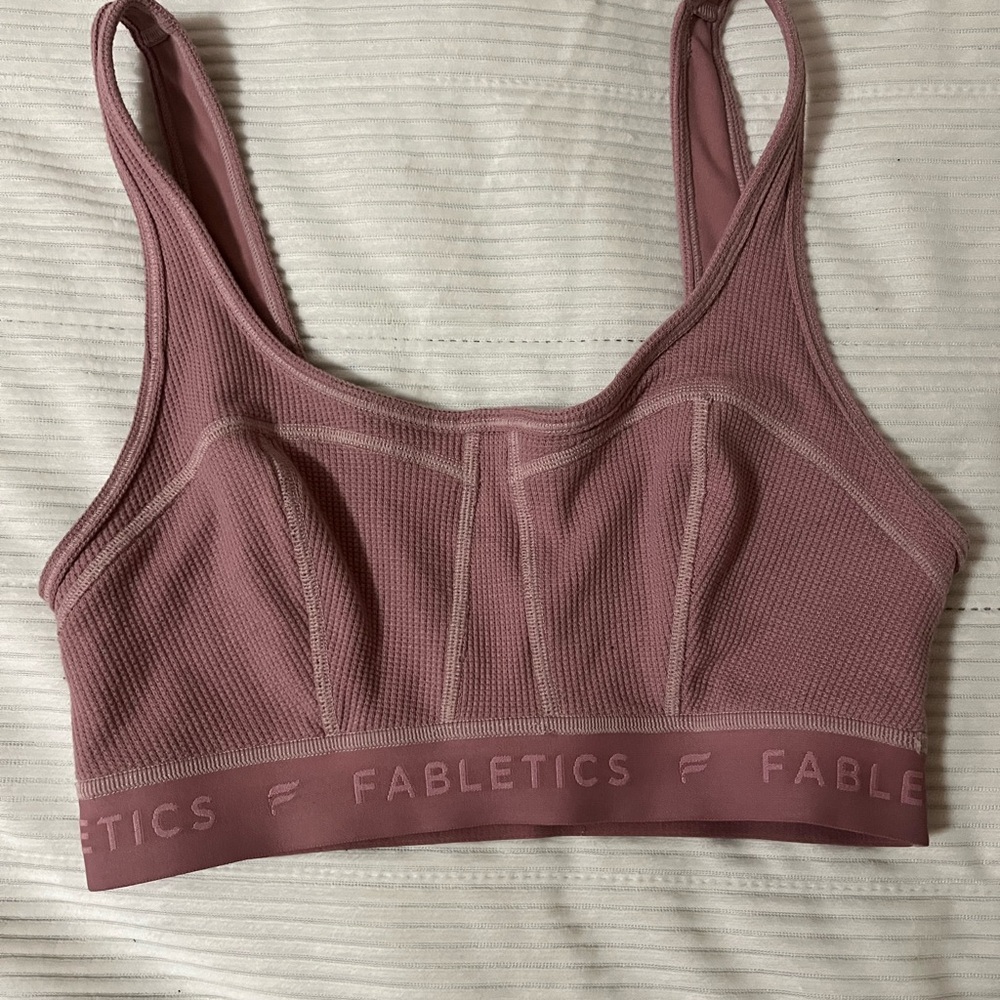 Fabletics Women's Pink Sports Bra